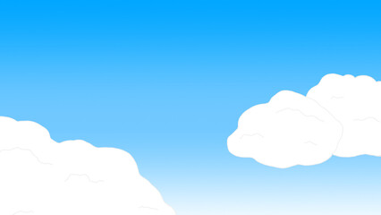 blue sky with clouds