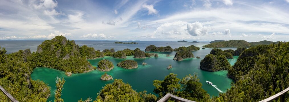 Scenic view of Raja Ampat