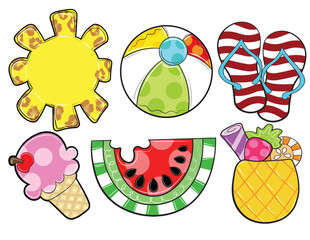 Summer clip art vector