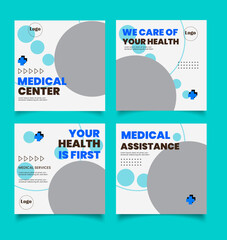 Dentist and health care social media post	