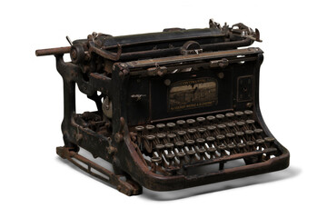 Antique old vintage retro typewriter