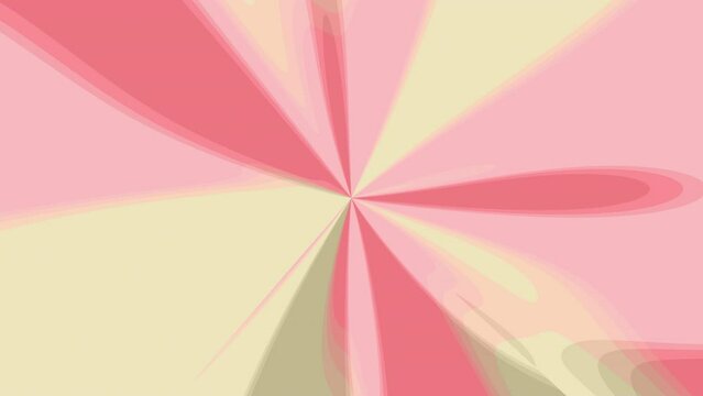 Gradient motion background of beige and pink light spinning irregularly like a butterfly