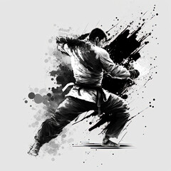 taekwondo art vector 2