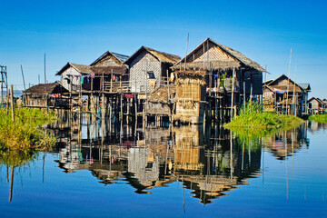 Life on the water at Lake Inle, Myanmar