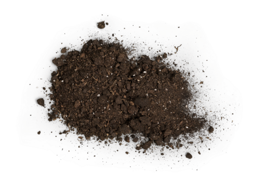 A farming gardening brown natural soil