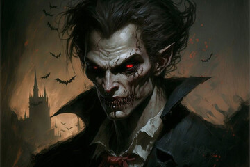vampire in the dark