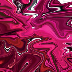 Elegant modern abstract background with realistic 3d marble ink waves.