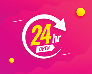 24 hours anytime open help service background