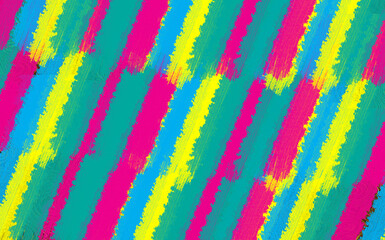 Obraz premium Artistic colorful frame with different elements. abstract background art style bright shiny colors, and geometric design.