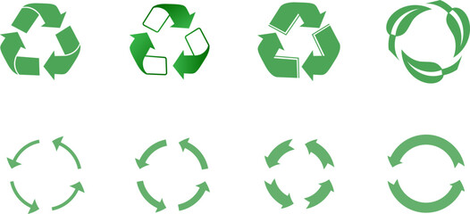 Recycle icon image, symbol, Stock Photos & Vectors