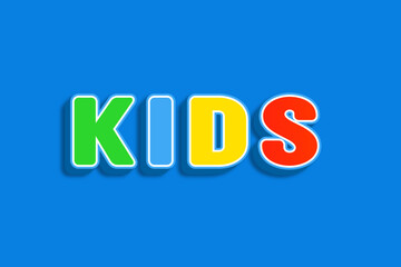 Kids 3d editable vector  text effect  style 