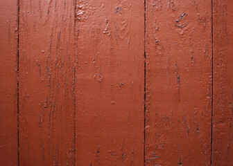 Red board, close-up. Wood texture