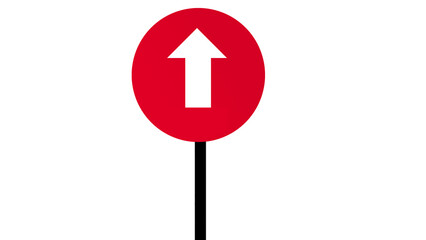 One way street, blue square road sign isolated. transit arrow road sign pole warning prevention safety element vector illustration