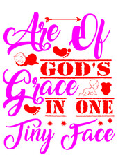 Fototapeta premium are of god's grace in one tiny face