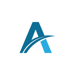 A initial logo, vector design