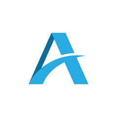 A initial logo, vector design