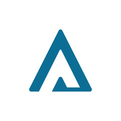 A initial logo, vector design