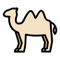 camel color line icon