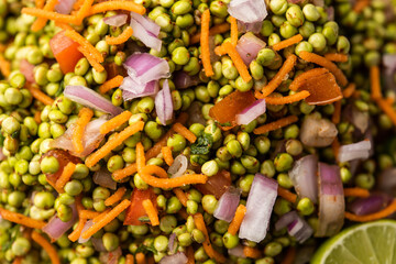 Hurda Ponkh Bhel made using Tender Jowar is a traditional savory snack from india