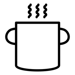 pot outline icon