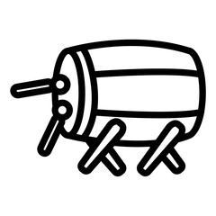 drum outline icon