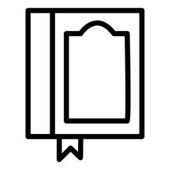 Quran outline icon