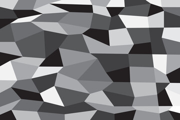 black and white gradient polygon background