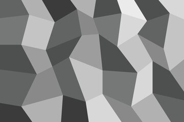 black and white gradient polygon background