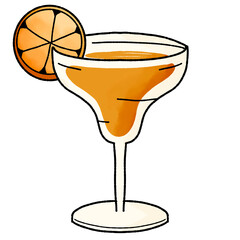 summer drink line art clip art