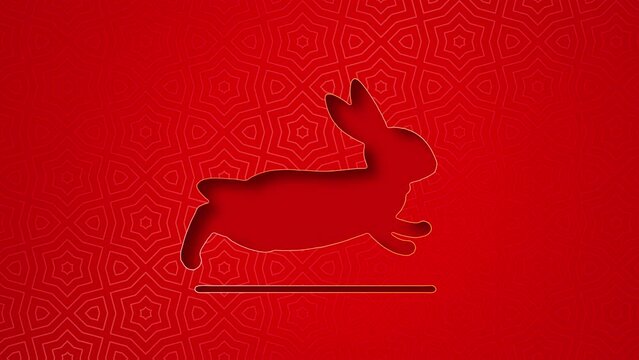 Celebrate chinese new year of the rabbit