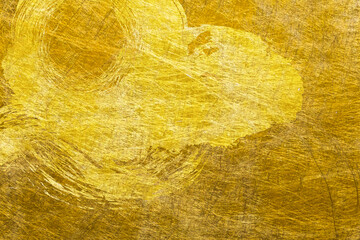 金箔和紙_筆の線