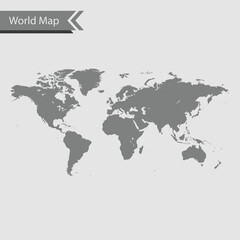 Fototapeta na wymiar map of World