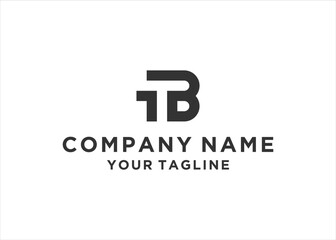 initial Letter TB Logo Design Vector
