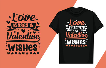 Love typography lettering design love typography t-shirt design valentine typography t-shirt

