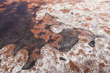 Abstract background paint on the ground