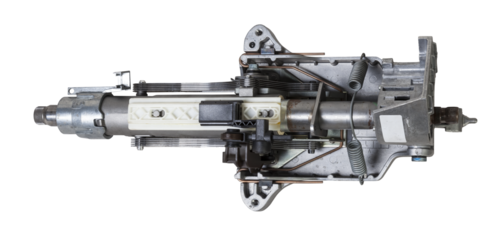 Car steering column - a car control system with the function of transmitting torque from the wheel to gear. Includes ignition switch, direction indicator and light switch, auto undercarriage repair.