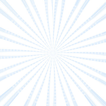 Light Blue Rays On Square Background