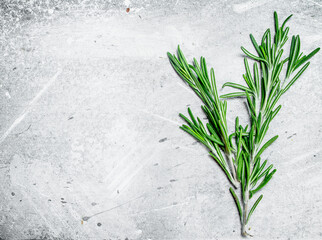 Fresh fragrant rosemary.