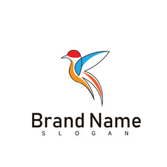 bird logo animal design symbol