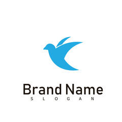 Fototapeta premium bird logo animal design symbol