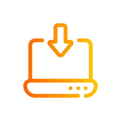 download gradient icon