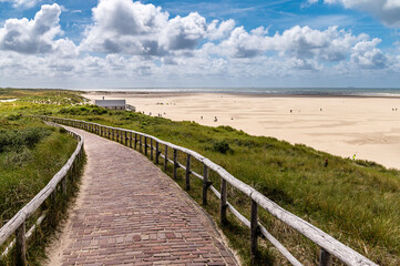 Fototapeta na wymiar Der nördliche Strand von Texel