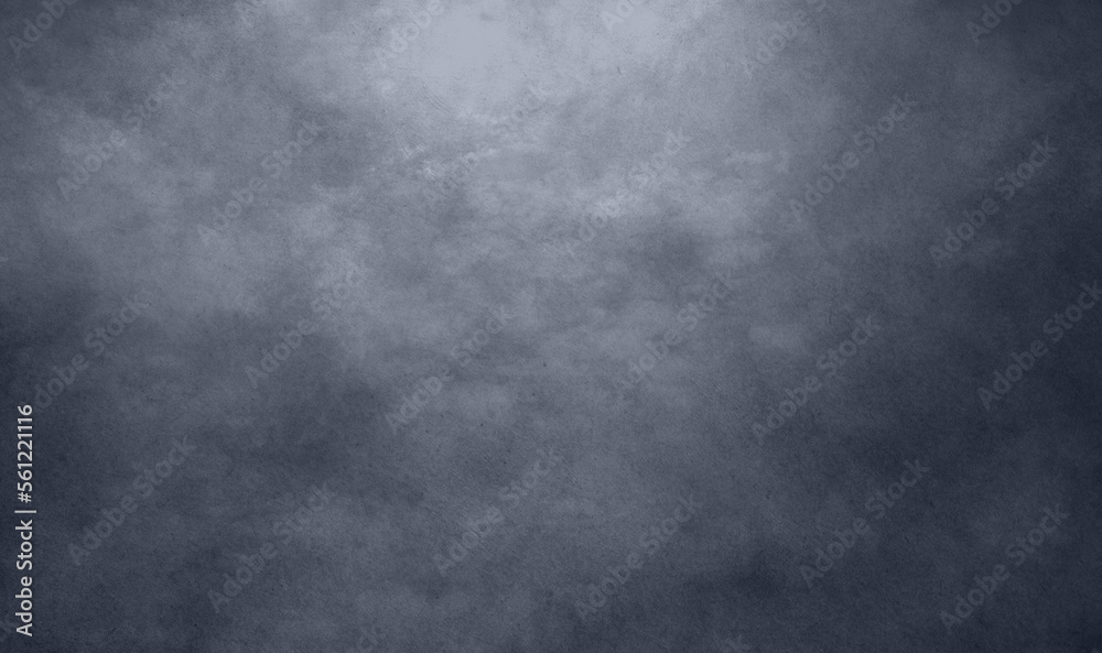 Wall mural black gloomy sky, grunge texture, dark gray clouds background, horror scary theme poster backdrop de