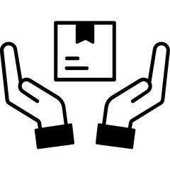 Cardboard box Trendy Color Vector Icon which can easily modify or edit

