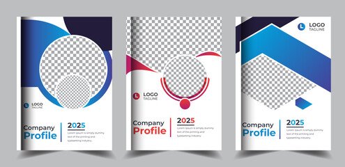 Corporate company annual report, business brochure and book cover design