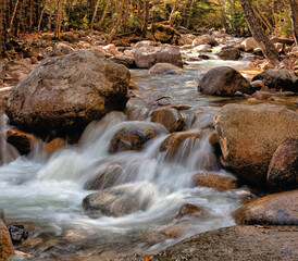 Autumn on the swift river