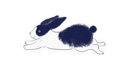 2023 계묘년 달려라 새해 토끼 설날 © Gloria