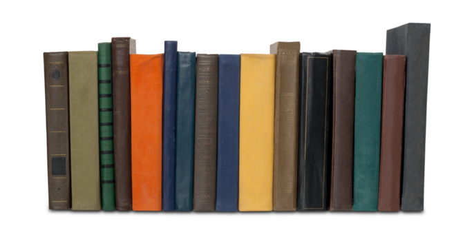 Pile of Old Antique Books