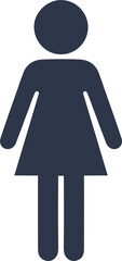 Gender icon symbols. Female sex signs illustration.