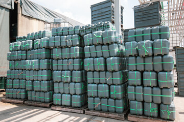 Plastic  gallon of oil